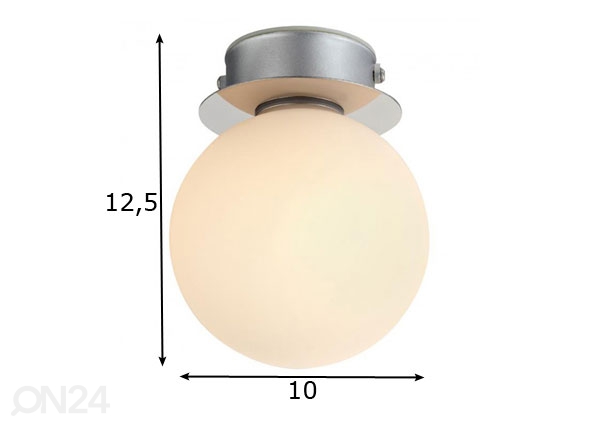 Настенно-потолочный светильник Mini размеры