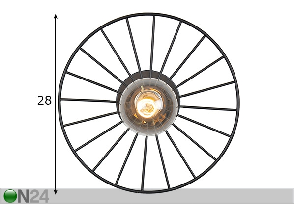 Настенно-потолочный светильник Wheel размеры