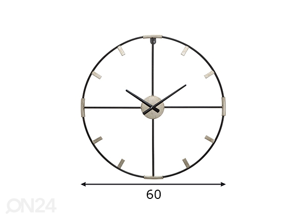 Настенные часы 60 cm размеры