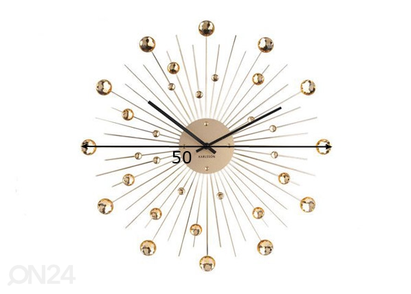 Настенные часы Sunburst Ø 50 cm размеры