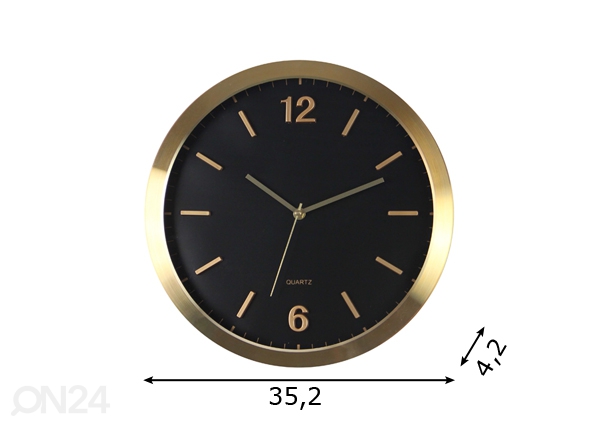 Настенные часы Ø 35,2 см размеры