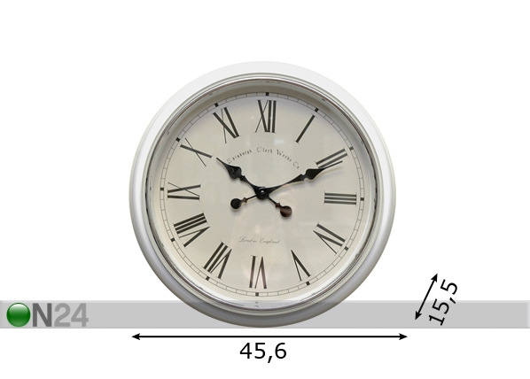 Настенные часы Ø 45,6 см размеры