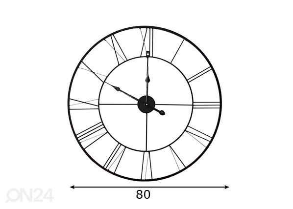 Настенные часы Ø 80 см размеры