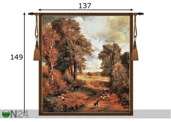 Настенный ковер Гобелен Countryside 137x149 см размеры