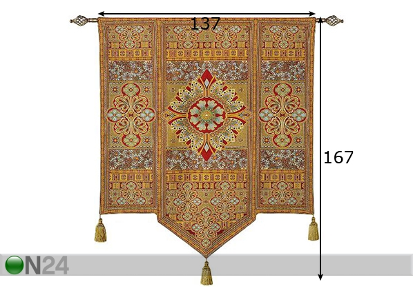 Настенный ковер Гобелен Tree Of Maroc 167x137 см размеры