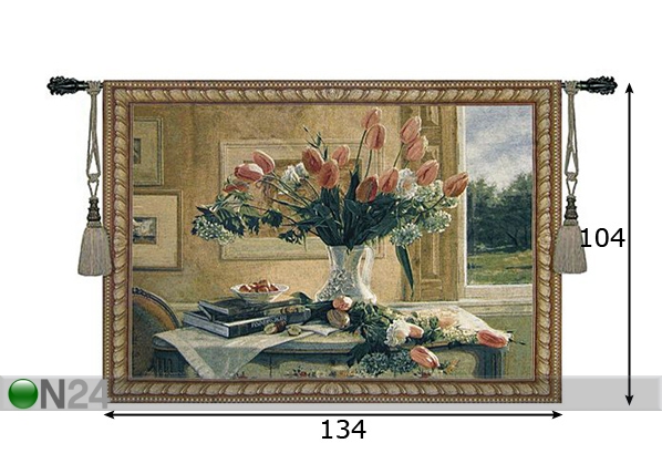Настенный ковер Гобелен Tulip 104x134 см размеры