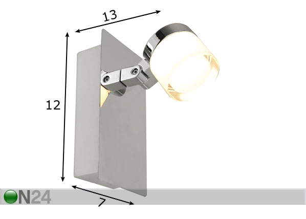 Настенный светильник Aqua LED размеры