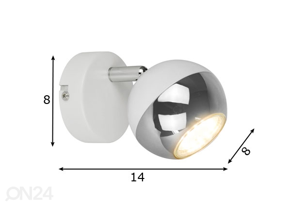 Настенный светильник Gaster White размеры