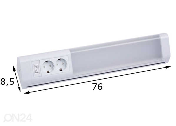 Настенный светильник LED Melo Plug размеры