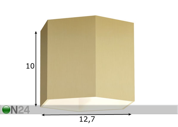 Настенный светильник Polygon Gold WL размеры