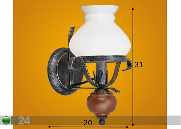 Настенный светильник Rustic размеры