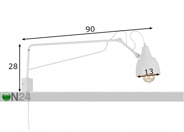 Настенный светильник Soho размеры