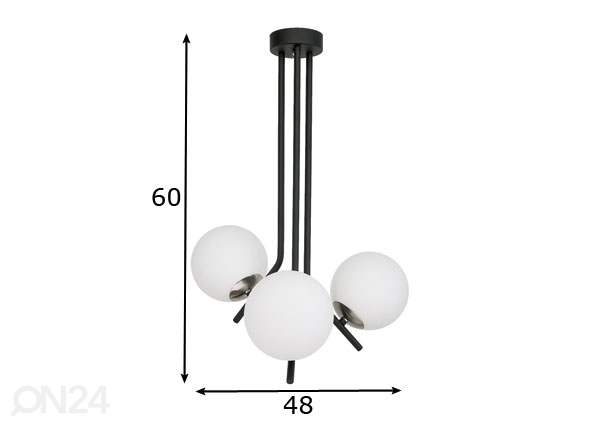 Настенный светильник Tim-2 3 размеры