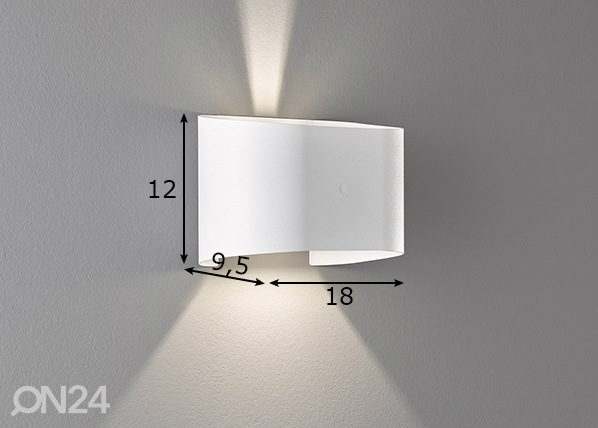 Настенный светильник Wall LED размеры