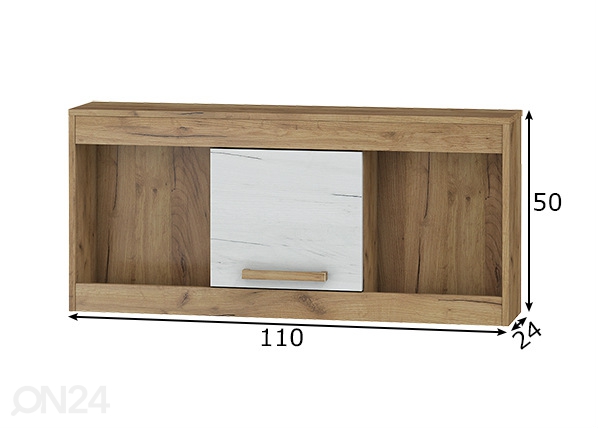 Настенный шкаф 110 cm размеры