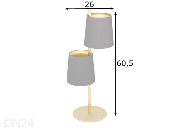 Настольная лампа Almeida 2 размеры