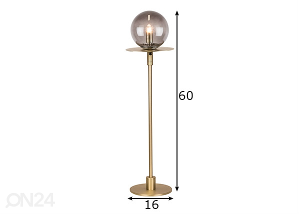 Настольная лампа Art Deco размеры