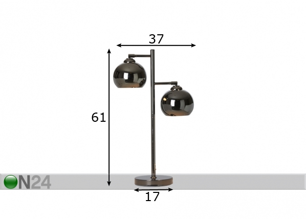 Настольная лампа Ball-2M размеры
