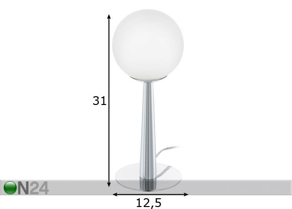 Настольная лампа Buccino размеры