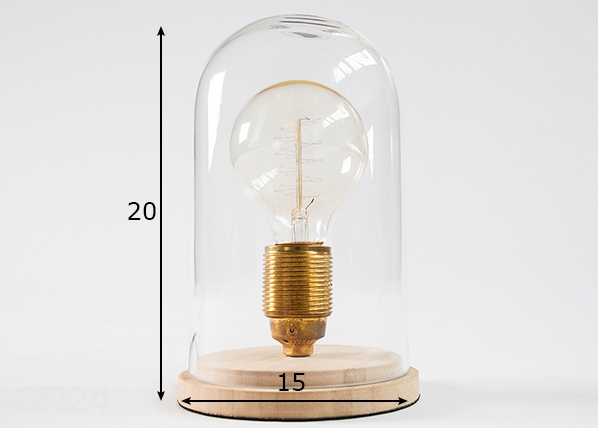 Настольная лампа Edison размеры