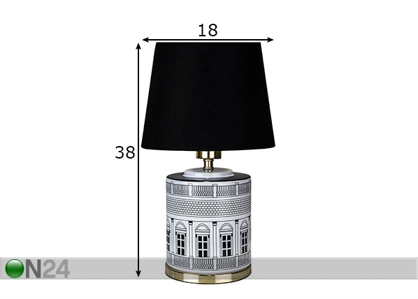 Настольная лампа Florence размеры
