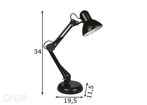 Настольная лампа Garita размеры