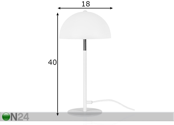 Настольная лампа Icon размеры