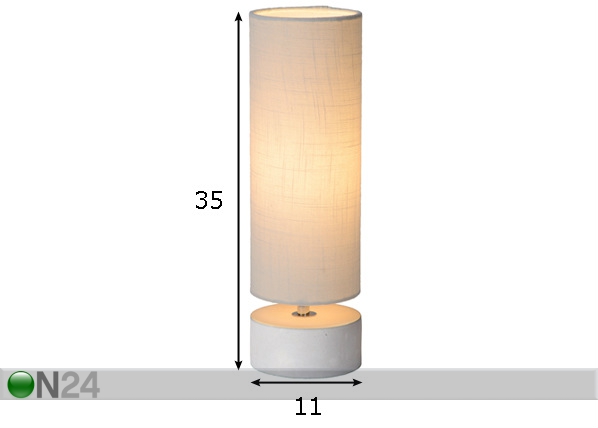 Настольная лампа Mendy размеры