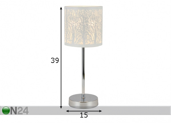 Настольная лампа Metsä размеры
