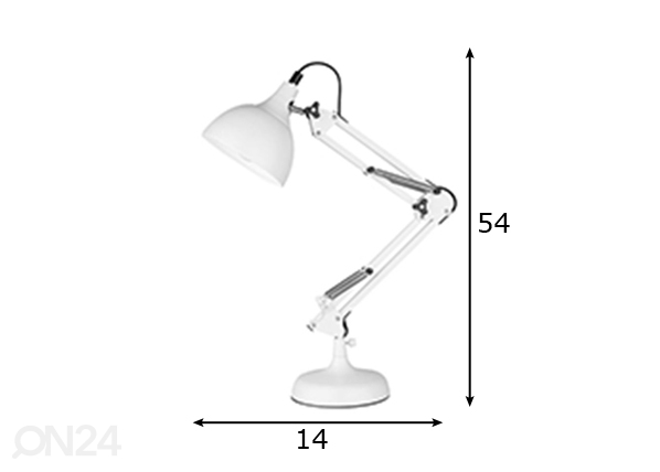 Настольная лампа Molla размеры
