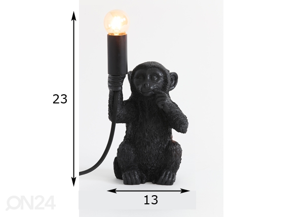 Настольная лампа Monkey размеры