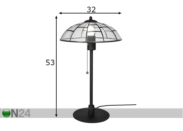 Настольная лампа Ombrello размеры