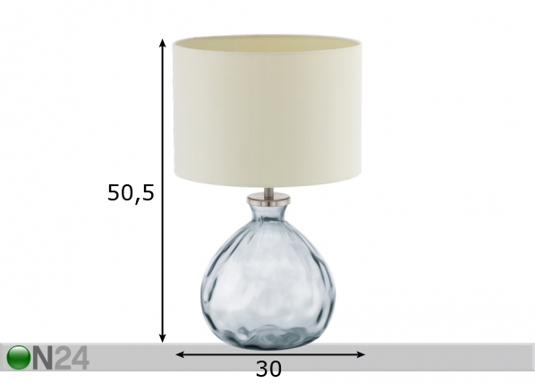 Настольная лампа Ossago размеры