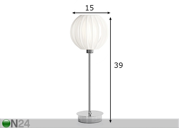 Настольная лампа Plastband размеры