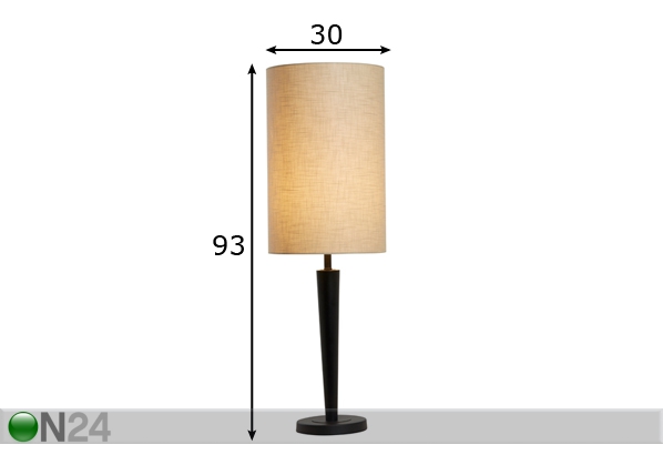 Настольная лампа Prestige-L размеры