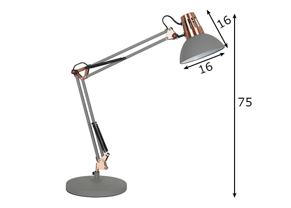 Настольная лампа Rudy 3 in 1 размеры
