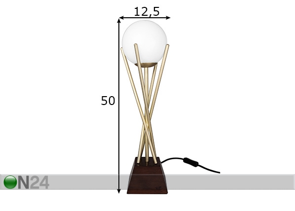 Настольная лампа Sarasota размеры