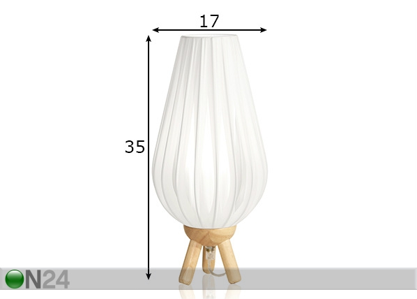 Настольная лампа Swea размеры