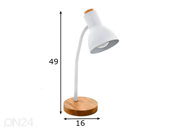 Настольная лампа Veradal размеры