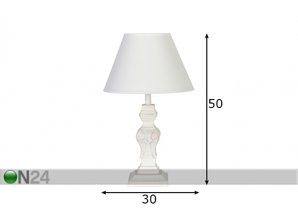 Настольная лампа Vintage размеры