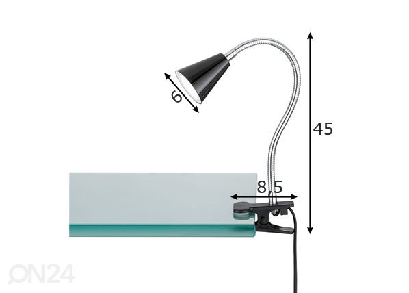 Настольная лампа Zirbel LED размеры
