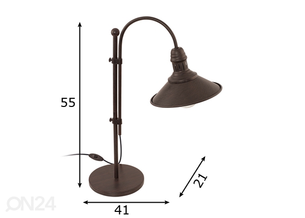 Настольный светильник Stockbury размеры