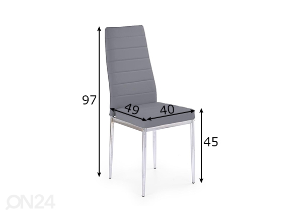 Обеденные стулья, 6 шт размеры