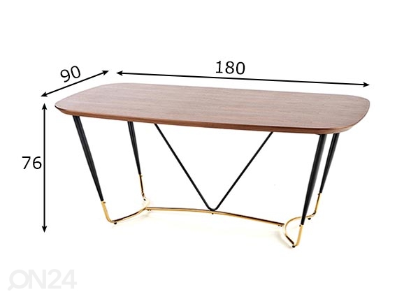 Обеденный стол размеры