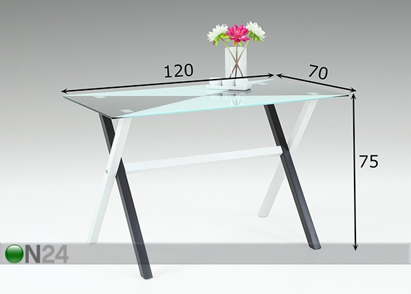 Обеденный стол Heidi 70x120 cm размеры