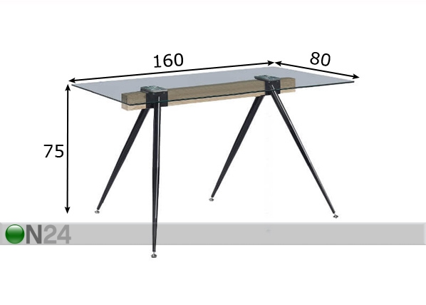 Обеденный стол Lanzarote размеры