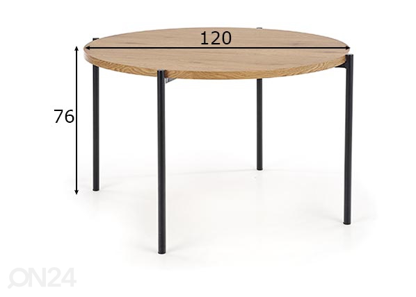 Обеденный стол Morgan размеры