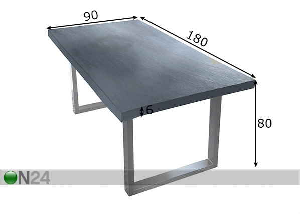 Обеденный стол Tische 180x90 cm размеры