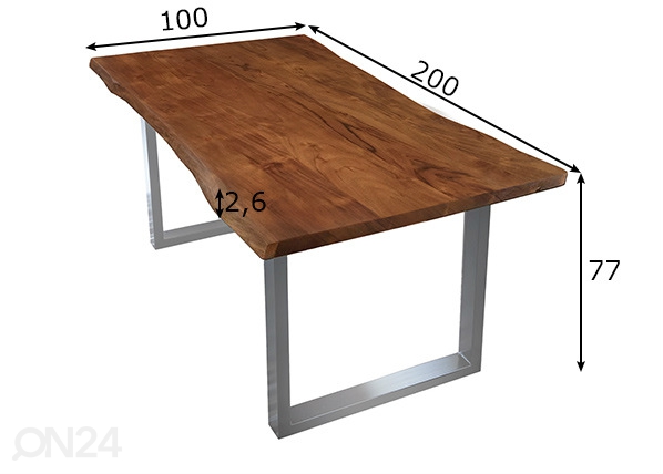 Обеденный стол Tische 200x100 cm размеры
