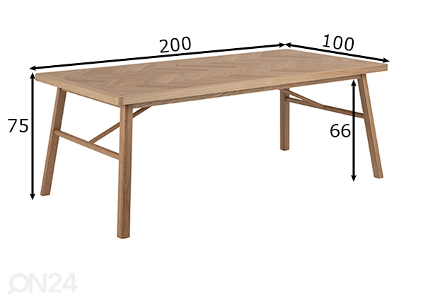 Обеденный стол Way размеры